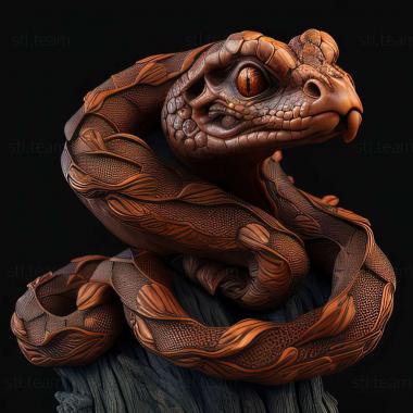 3D модель Protobothrops mangshanensis (STL)